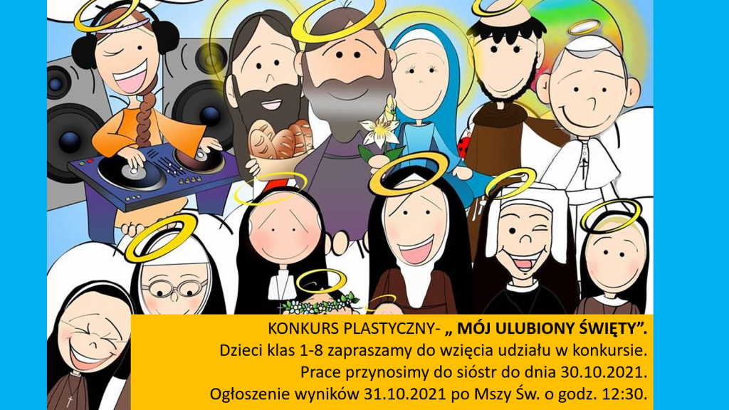 KONKURS  „MÓJ ULUBIONY ŚWIĘTY”