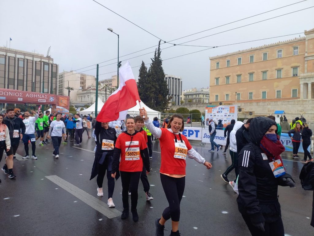 Udział uczniów i rodziców Szkoły Polskiej  w PÓŁMARATONIE ATEŃSKIM!