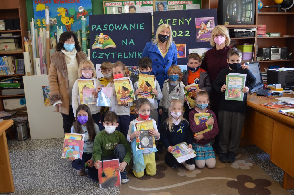 Pasowanie na czytelnika w naszej szkole…