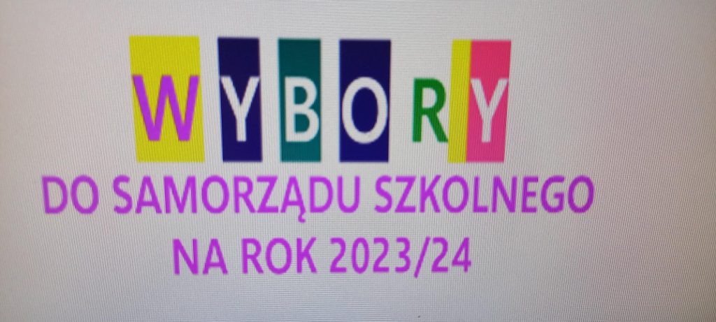 WYBORY DO SAMORZĄDU UCZNIOWSKIEGO – 20 / 21 PAŹDZIERNIKA 2023