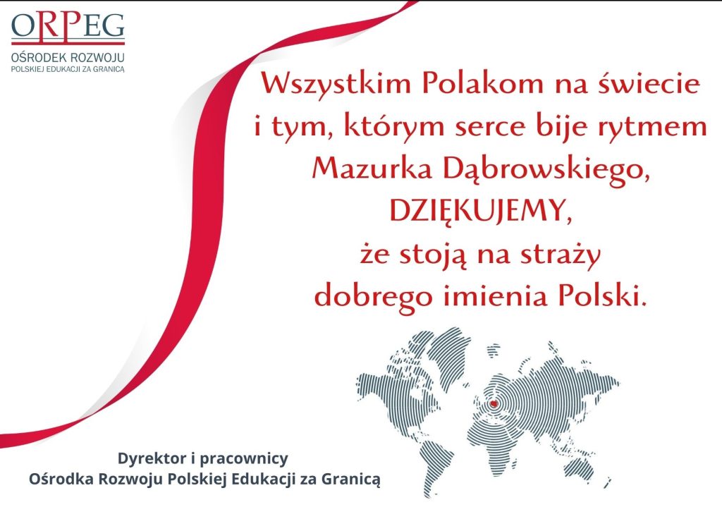 PODZIĘKOWANIE DYREKTORA I PRACOWNIKÓW ORPEG