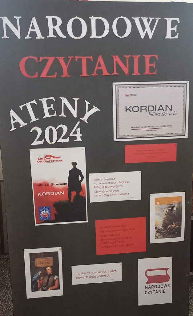 „NARODOWE CZYTANIE 2024” W SZKOLE POLSKIEJ W ATENACH