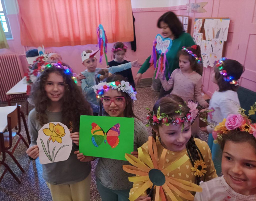 POWITANIE WIOSNY W KLASIE I A I II B