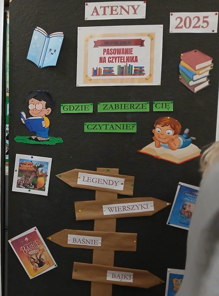 UROCZYSTE PASOWANIE NA CZYTELNIKA W NASZEJ SZKOLNEJ BIBLIOTECE