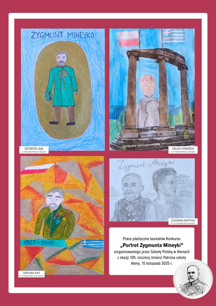 WYNIKI KONKURSU PLASTYCZNEGO „PORTRET ZYGMUNTA MINEYKI”