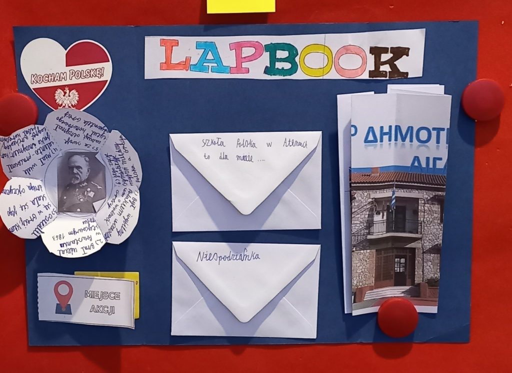 LAPBOOKI O NASZEJ SZKOLE – PROJEKT, KTÓRY POŁĄCZYŁ ATENY I KRAKÓW!